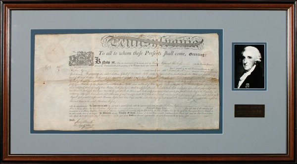 Lot 260 Declaration of Independence: McKean, Thomas