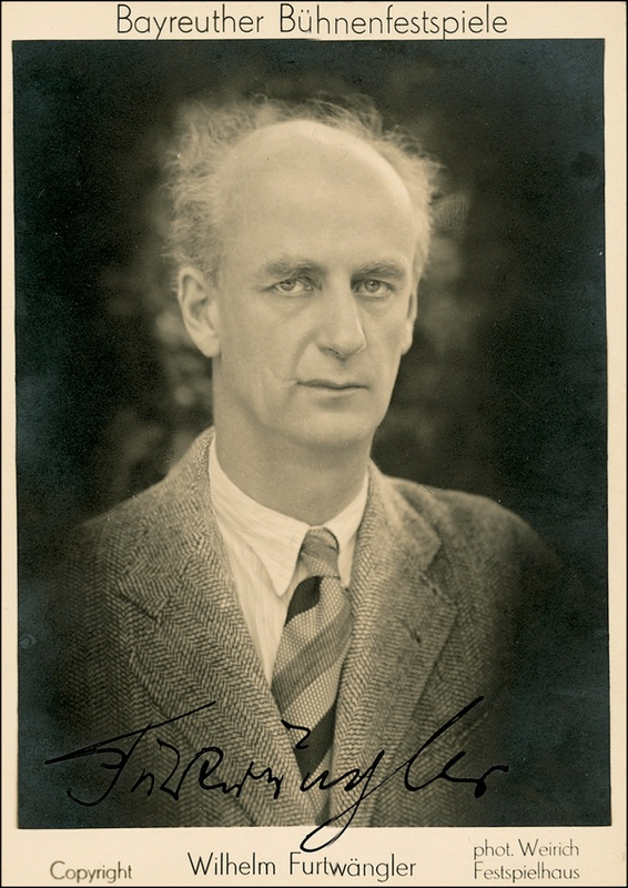 Lot 820 Wilhelm Furtwängler