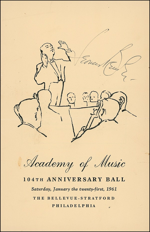 Lot 785 Leonard Bernstein