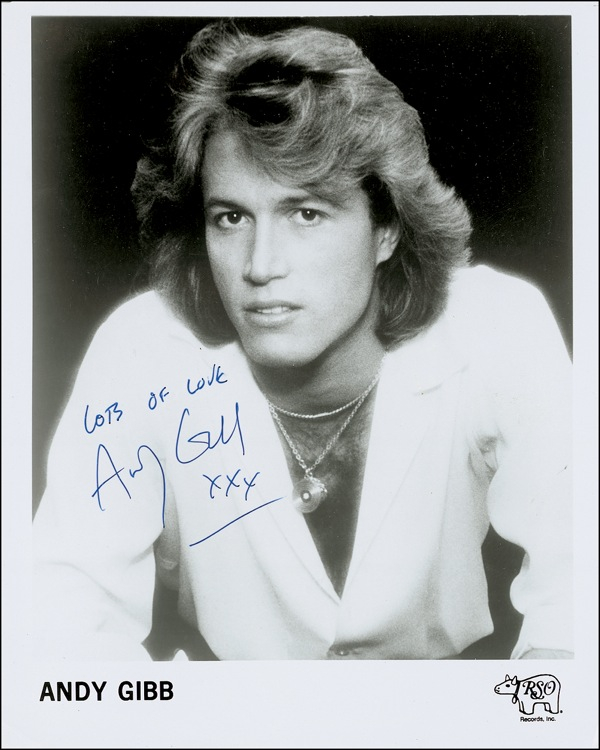 Lot 825 Andy Gibb
