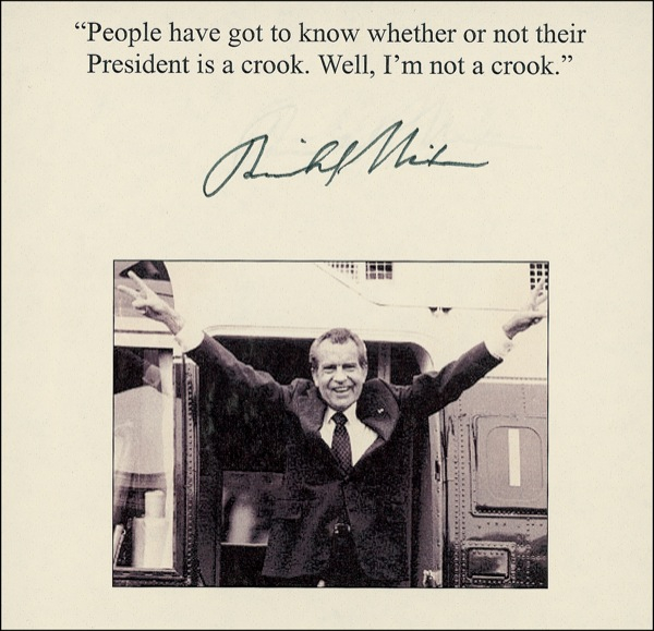 Lot 128 Richard Nixon