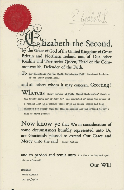 Lot 287 Elizabeth II