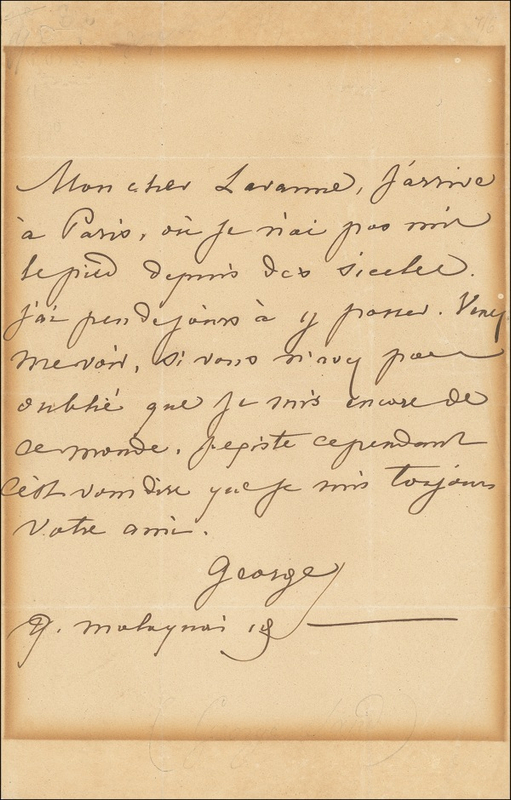 Lot 687 George Sand