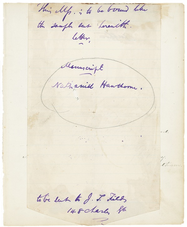 Lot 637 Nathaniel Hawthorne