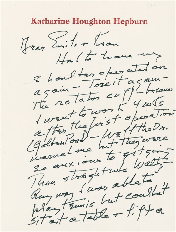 Lot 1069 Katharine Hepburn