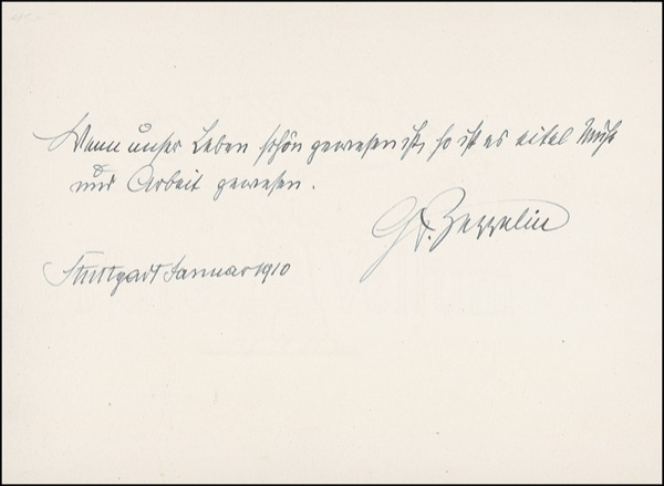 Lot 581 Graf Ferdinand von Zeppelin