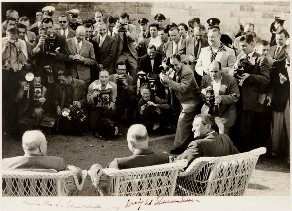 Lot 227 Winston Churchill and Dwight D. Eisenhower