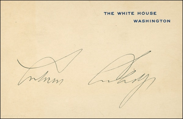 Lot 38 Calvin Coolidge