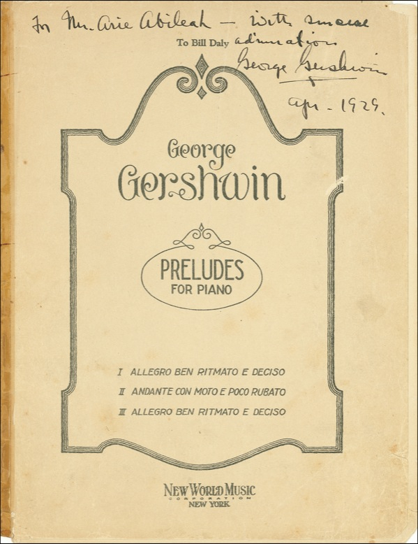 Lot 824 George Gershwin