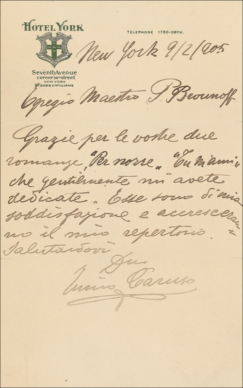 Lot 798 Enrico Caruso
