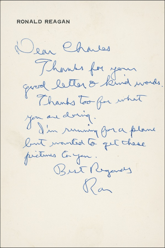 Lot 144 Ronald Reagan