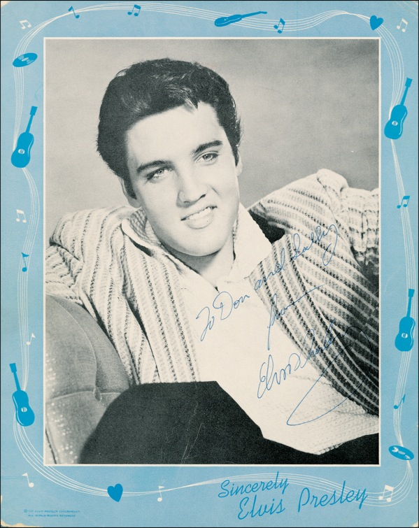 Lot 884 Elvis Presley