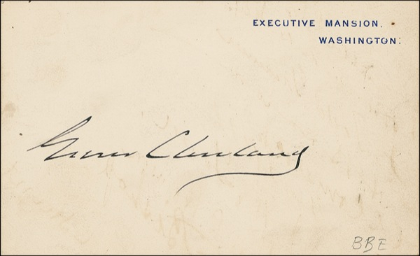 Lot 21 Grover Cleveland