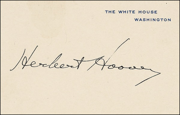 Lot 88 Herbert Hoover