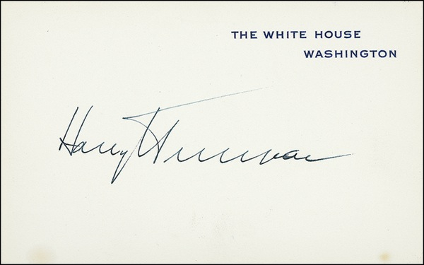 Lot 179 Harry S. Truman