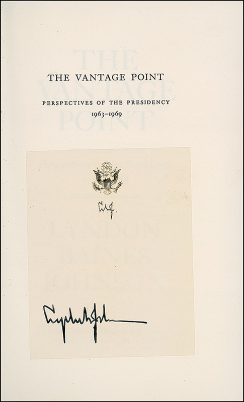 Lot 100 Lyndon B. Johnson