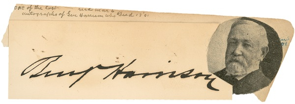 Lot 78 Benjamin Harrison