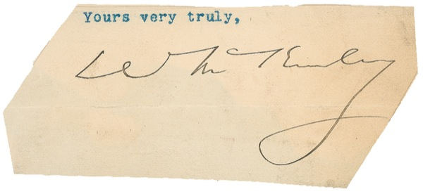 Lot 116 William McKinley