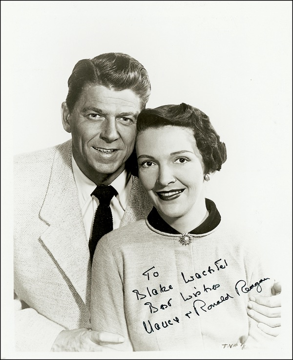 Lot 155 Ronald and Nancy Reagan