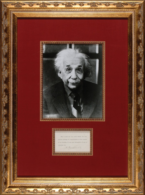 Lot 285 Albert Einstein