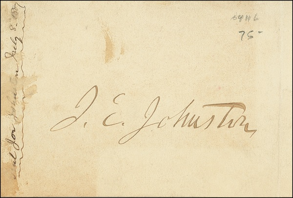 Lot 438 Joseph E. Johnston