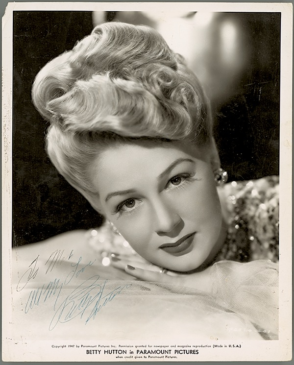 Lot 1081 Betty Hutton