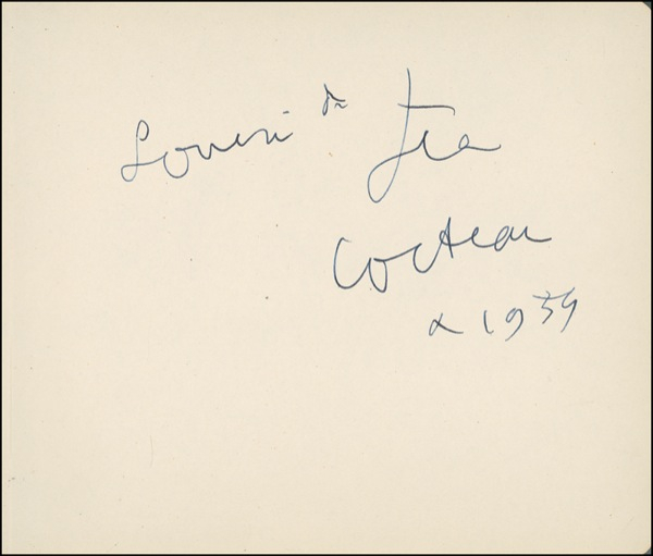 Lot 610 Jean Cocteau