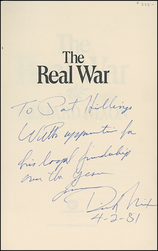 Lot 135 Richard Nixon