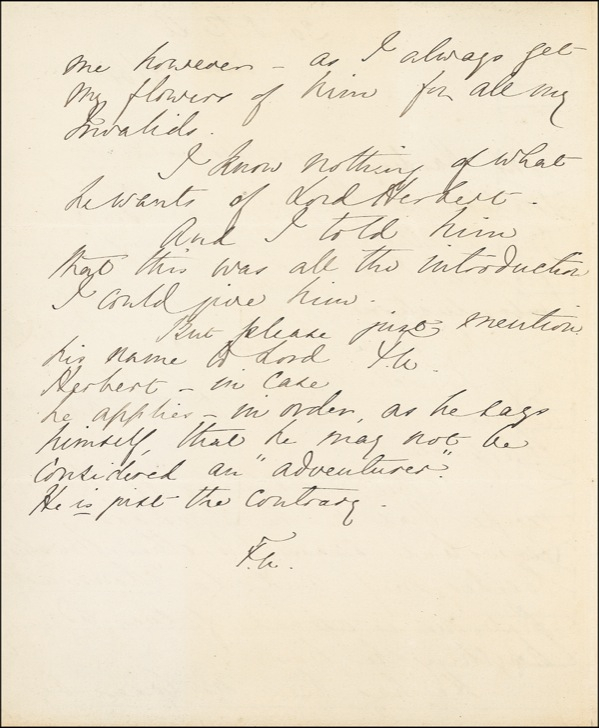 Lot 345 Florence Nightingale