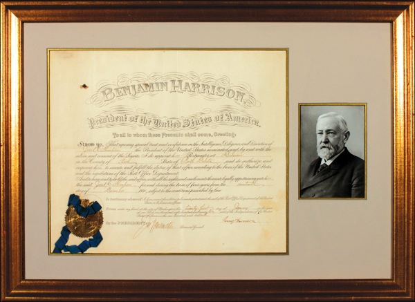 Lot 79 Benjamin Harrison