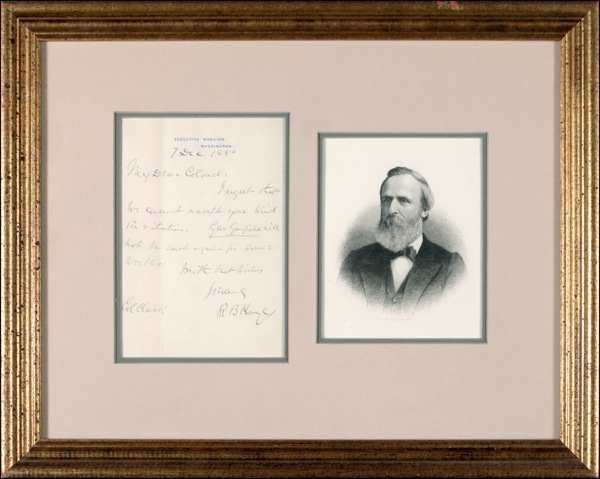 Lot 84 Rutherford B. Hayes
