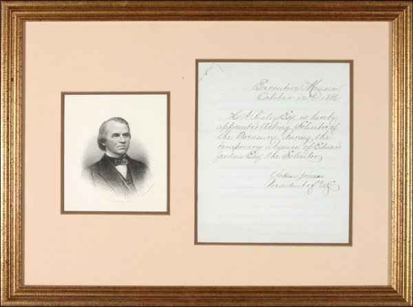Lot 96 Andrew Johnson