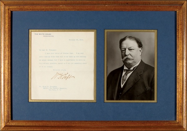 Lot 172 William H. Taft