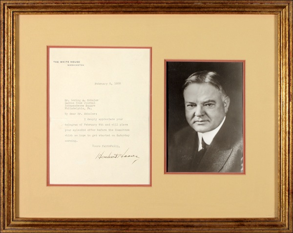Lot 89 Herbert Hoover