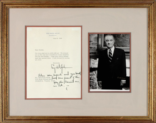 Lot 97 Lyndon B. Johnson