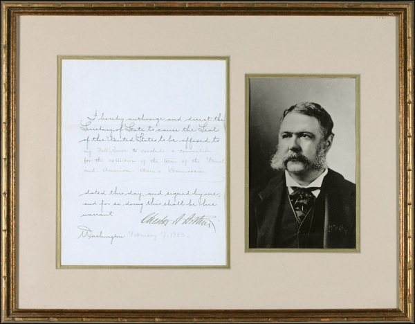 Lot 5 Chester A. Arthur