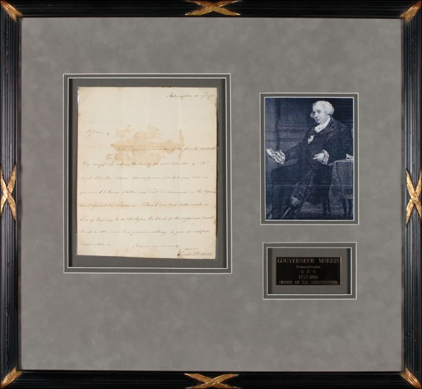 Lot 387 U. S. Constitution: Morris, Gouverneur