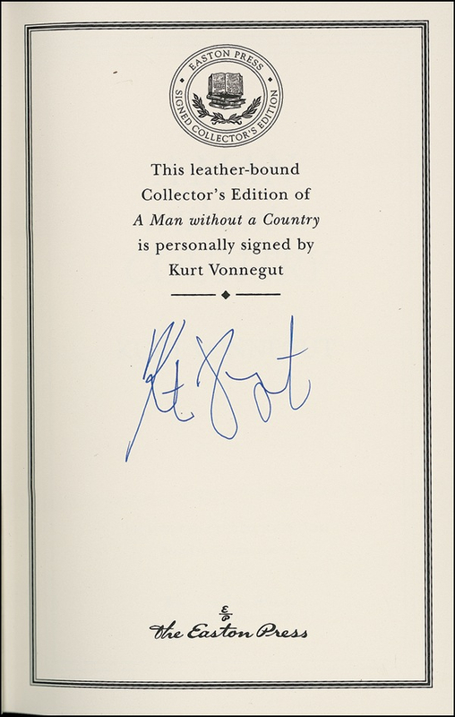 Lot 709 Kurt Vonnegut