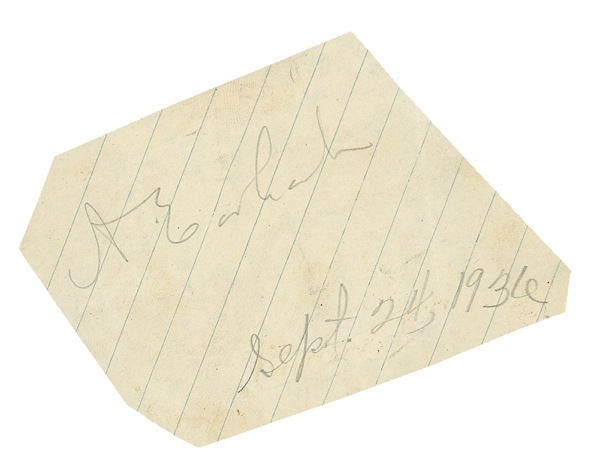 Lot 537 Amelia Earhart