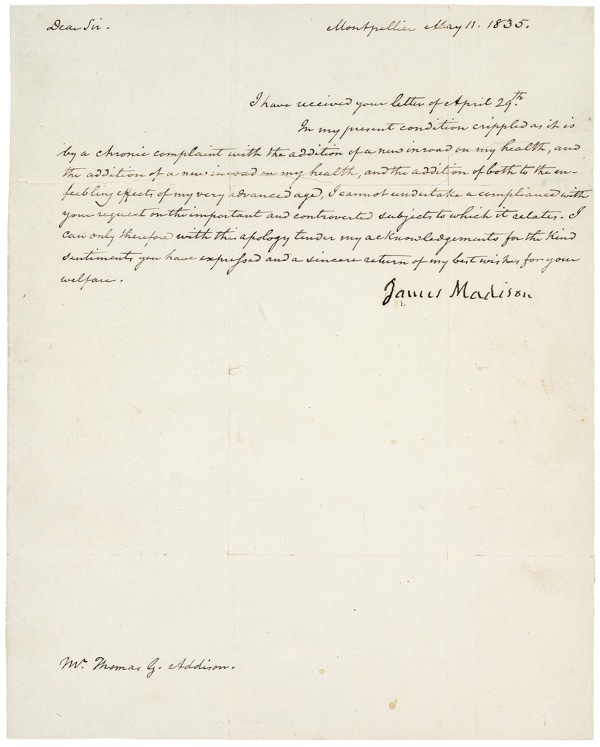 Lot 115 James Madison