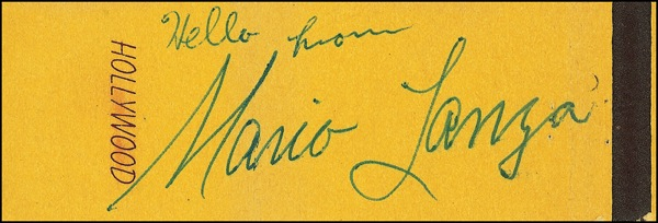 Lot 1099 Mario Lanza