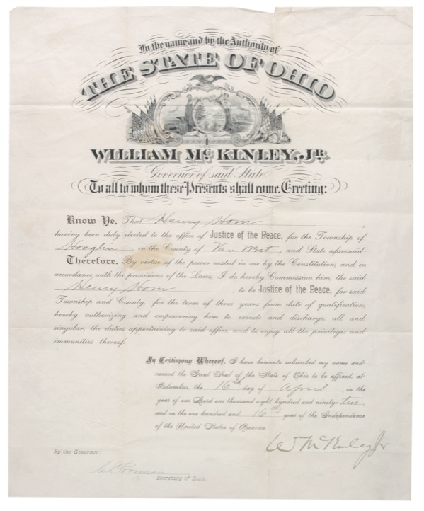 Lot 118 William McKinley