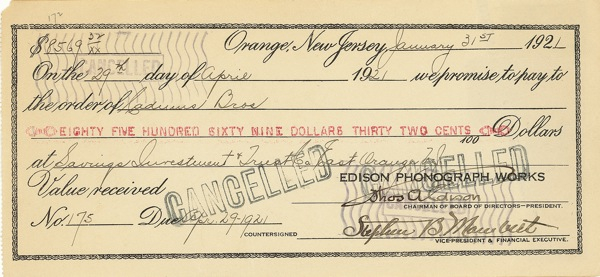 Lot 282 Thomas Edison