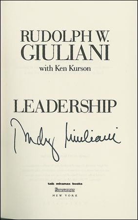 Lot #301 Rudy Giuliani - Image 1