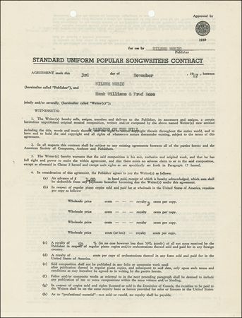 Lot #939 Hank Williams - Image 2