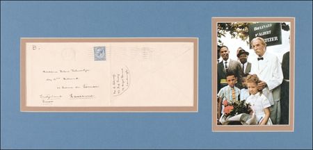Lot #366 Albert Schweitzer - Image 1