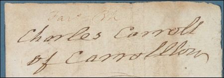 Lot #243 Declaration of Independence: Carroll, Charles - Image 2