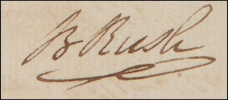 Lot #269 Declaration of Independence: Rush, Benjamin - Image 2