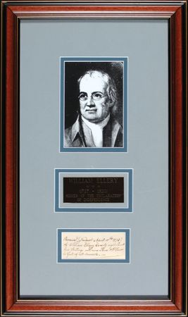 Lot #247 Declaration of Independence: Ellery, William - Image 1