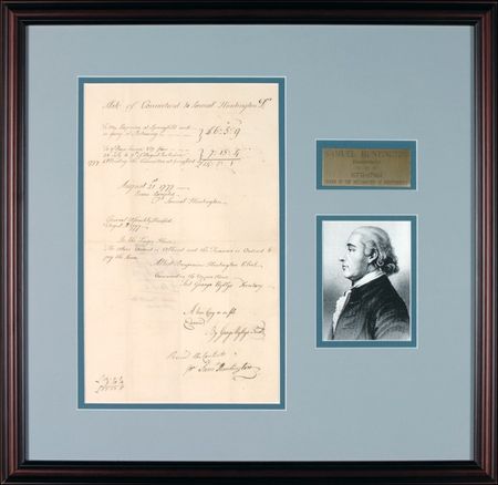 Lot #258 Declaration of Independence: Huntington, Samuel - Image 1